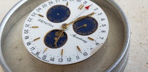 OROLOGIO ZENITH ACADEMY VINTAGE MOVIMENTO E QUADRANTE - Foto 2 di 8