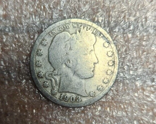 1903 BARBER QUARTER 90% Silver