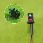 5pcs Model Railway N scale 1:160 Dwarf Signals Green Red LEDs 2 Aspects