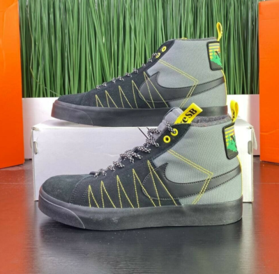 Nike SB Zoom Blazer Mid PRM Grey Black Mens Shoes DC8903 001  display picture 2