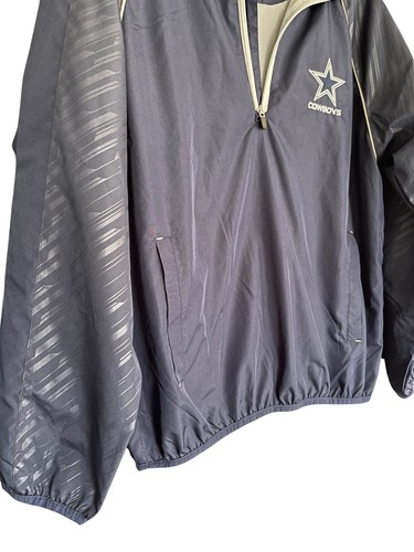 Dallas Cowboys Windbreaker Jacket G-111 Sports By Carl Banks Full Zip Boys 12-14 - Picture 4 of 8