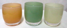 GlassyBaby Set 3 Votive Candle Holders Seafoa...