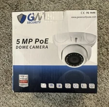 GW Security 5MP HD 1920P Network PoE Dome Weatherproof IP Security Camera 130FT