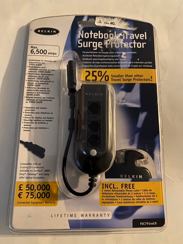 **NEW**Belkin Notebook Travel Surge Protector - 第 1/2 張圖片