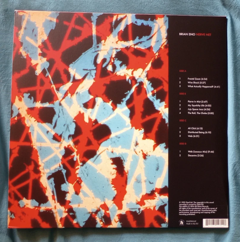 Brian Eno – Nerve Net 2014 2XLP RE - Image 2 of 3