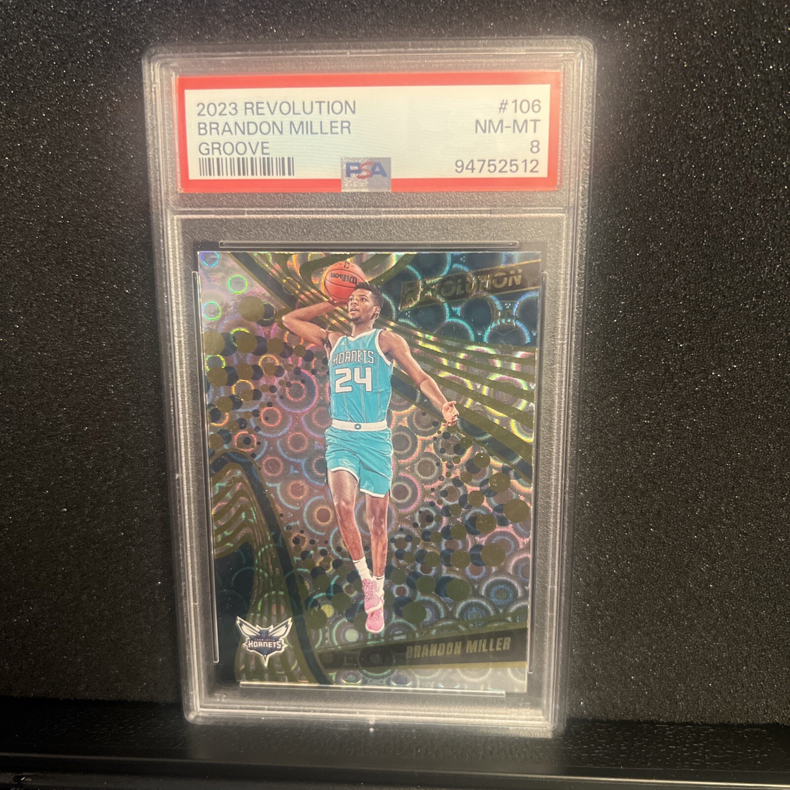 2023 Revolution #106 Brandon Miller Groove PSA 8 #92235136