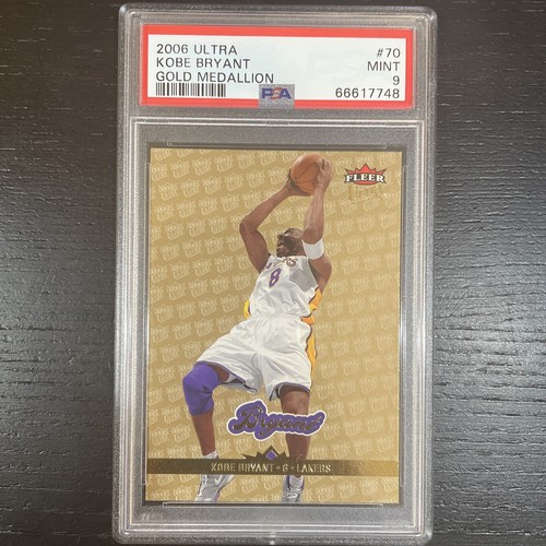 2006-07 Fleer Ultra Gold Medaillon #70 Kobe Bryant PSA 9 Mamba HOF Lakers - E