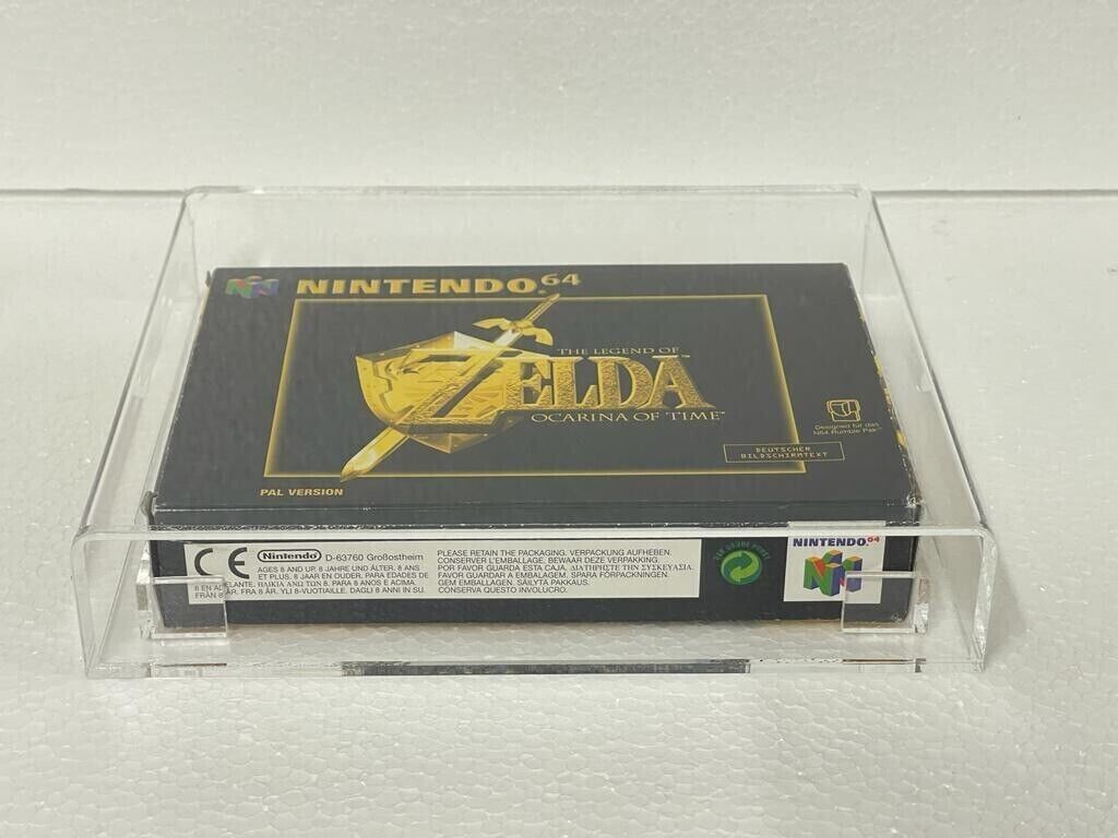 The Legend Of Zelda Ocarina Of Time 3D UKG 100 GEM GOLD Nintendo 3DS VGA  WATA