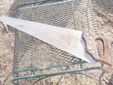 Vintage CRAFTSMAN 36194 KROMEDGE Hand Saw Taper Ground, Made in USA Cross cut