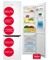 Amica KüHl-Gefrierkombination KüHlschrank Weiß 262L 54Cm Breit Gefrierschrank