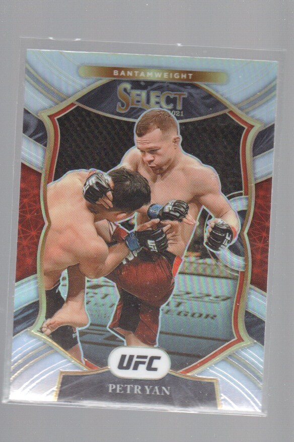 PETR YAN 2021 PANINI SELECT UFC SILVER PRIZM CARD #79