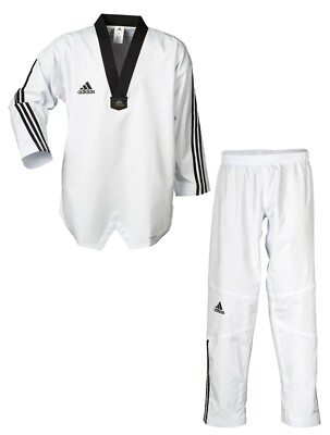 adidas Taekwondoanzug ADI FLEX mit Streifen - Taekwondo-Anzug - Dobok Wettkampf