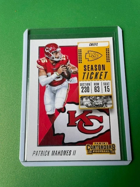 Patrick Mahomes trading card