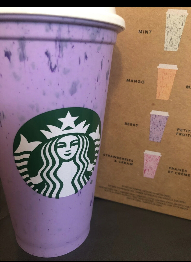 Starbucks color changing cup Berry | eBay