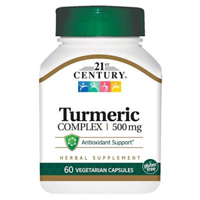 21st Century Turmeric Complex 500mg 60ct Capsules -Expiration Date 09-2026