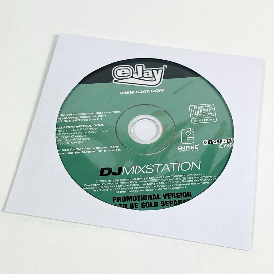 eJay DJ Mixstation Digital Music Mixing CD-ROM 2003 Promotional Version - Image 3 of 3