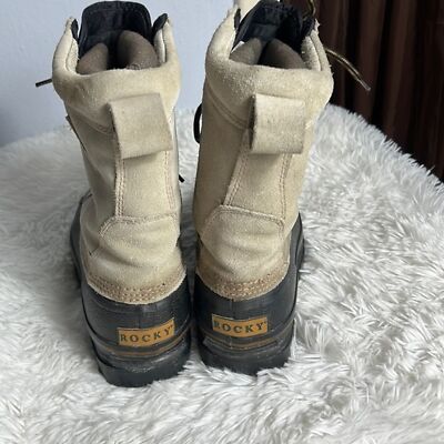 Rocky Jasper Mid Calf Thinsulate Lace Up Suede Steel Shank  display picture 2