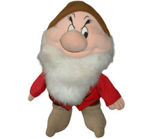 Walt Disney World on Ice Grumpy Plush Doll Stuffed Toy Snow White Dwarf 15" RARE