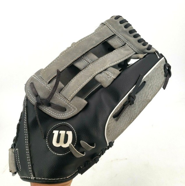 Gant De Softball Wilson A2444 – Taille 14 – Noir – Poche Surdimensionnée – RHT – Occasion TB
