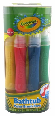 Crayola Bathtub Paint Brush Pens 4 ea 692237084795 | eBay