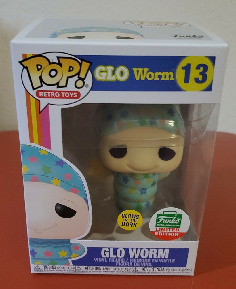 Funko POP Retro Games - Glo Worm Blue Pijamas (Glow in the Dark) 13