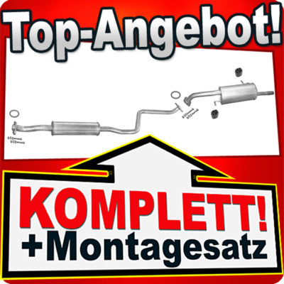 Auspuff für MAZDA 323 S VI 1.5 16V Stufenheck Auspuffanlage