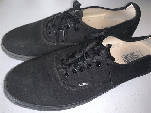 black vans size 15