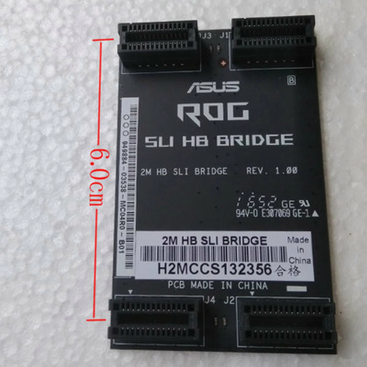 1pcs New SLI HB Bridge 2M HB 60mm 2 Ways For Asus ROG NVIDIA Graphics Video Card