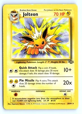 jolteon pokemon card ebay Jolteon 26/98 HOLO Rare XY Ancient Origins Pokemon Card