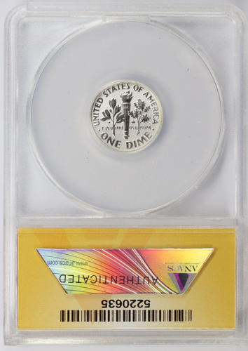 2015-P 10c Silver Roosevelt Dime ANACS PF69 March of Dimes - Picture 2 of 6