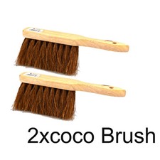 Image of Metal Dustpan and Brush Set Black Hooded Ash Dust Pan Soft or Stiff Hand Brush