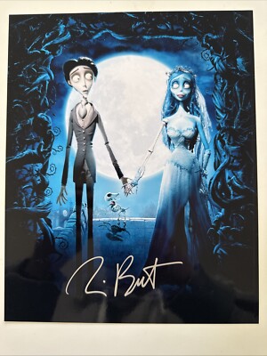 Tim Burton Director Signed Autograph 8x10 Inch Corpse Bride