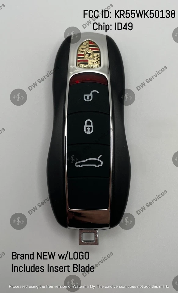 ¡NUEVO! Mando a distancia con llave Porsche Keyless Entry SMART PROX KR55WK50138 911 Panamera Bo Foto 2 de 4