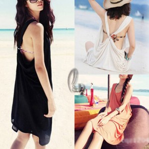 backless kimono dress