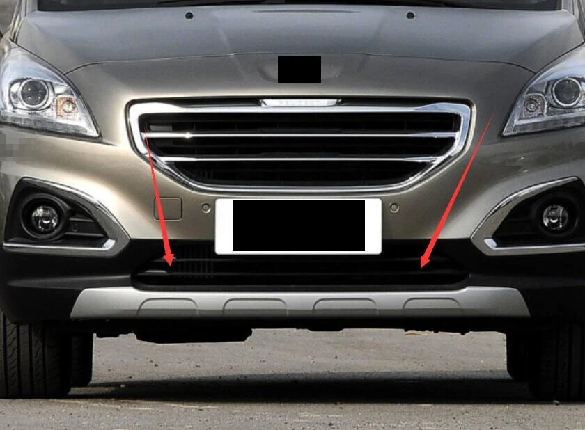 Parrilla inferior parachoques delantero cinco años de garantía para Peugeot 3008 SUV 2013-2015 Foto 2 de 2