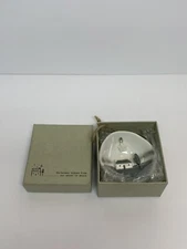 East of India Porcelain Bauble Christmas Ornament Gift "From Our House to Yours"