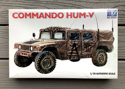 LEE MODELS 1/35 US ARMY COMMANDO HUM-V HUMMER PLASTIC MODEL