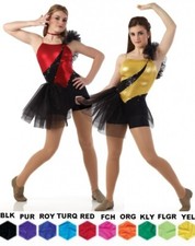 Unleashed Dance Team Costume UNITARD Child  Adults Color  Size Choice