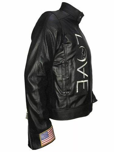 Tom Delonge Angels and Airwaves Love AVA Vintage Herren Lederjacke - Bild 3 von 4