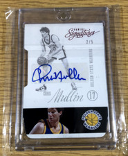 2012-13 Panini Signatures CHRIS MULLIN Red Die Cut Auto /5 WARRIORS HOF