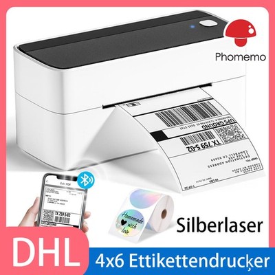 phomemo 241bt Thermo Etikettendrucker 4x6 Versandetikettendrucker für DHL GLS