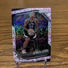 2025 Panini Prizm WNBA #57 Jewell Loyd Cherry Blossoms Prizms FOTL #/20 Aces