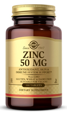 Zinkgluconat 50 mg 100 Tabletten Solgar