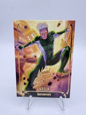 Speed 2024 Skybox Marvel Masterpieces Presents Nahuel Grego #28 Gold Signature