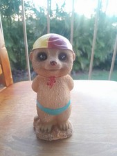 20cm Life Bouy Lifesaver Meercat Resin Money Box