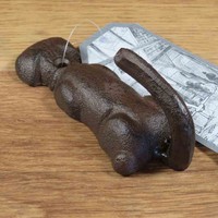 Garderobenhaken Hund Gusseisen Kleiderhaken Wandhaken Haken 2/2 LH229