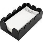 Black Modern Rectangle Acrylic Napkin/Towel Holder, Free Standing, 9x5.1x2.5 — photo 1