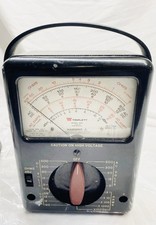 Vintage Triplett Model 630-PL Multimeter Type 4 OHM meter Tested Works Collector