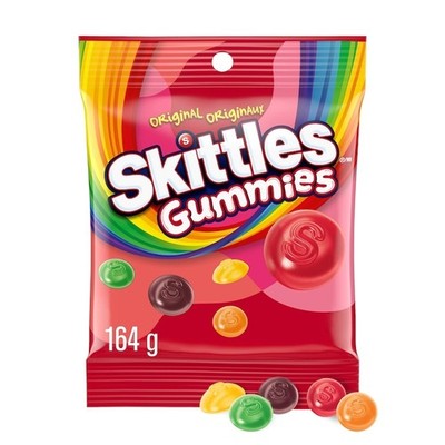 4-Pack Skittles Original Gummy Candy, Bag