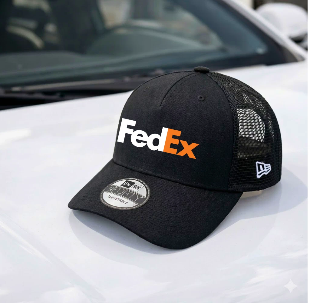 FedEx Embroidered 9FORTY Adjustable Baseball Cap Trucker Hat